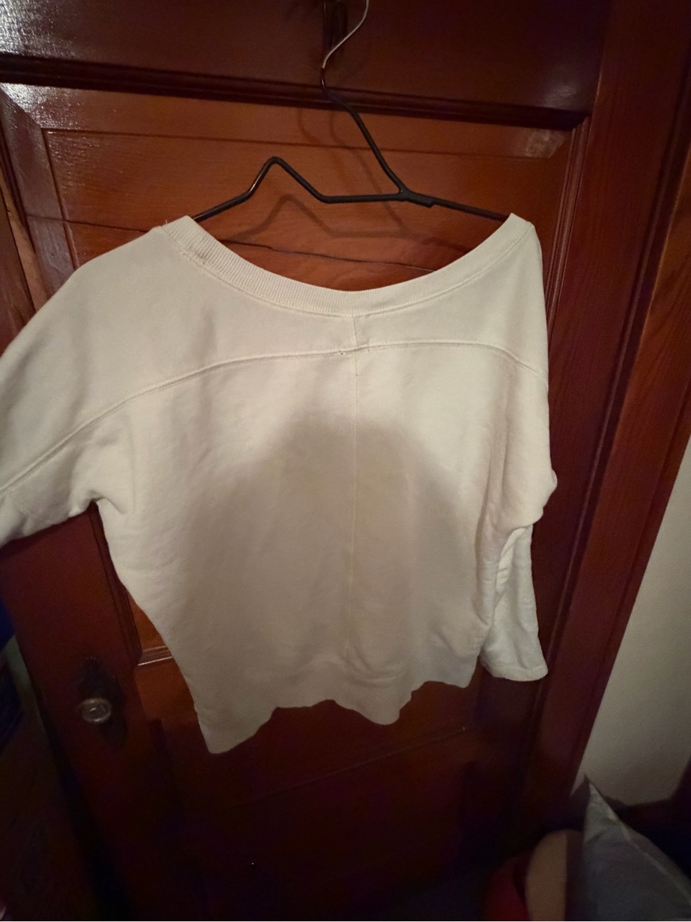 True Religion Cream Crewneck Pullover